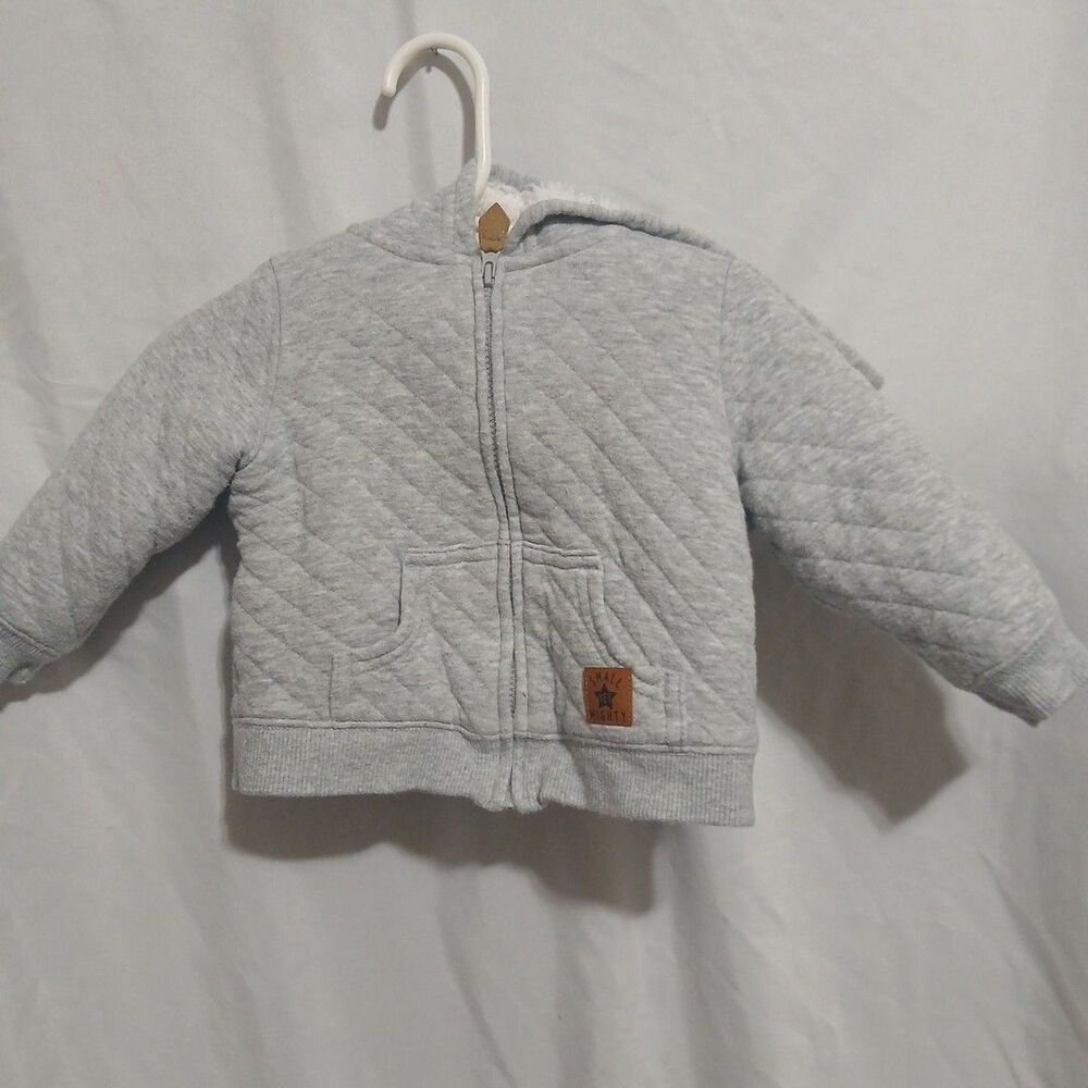 Winter Childs Jacket Carter's Simple Joy's 6-9 M Zipper Small Yet Mighty Patch